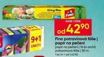 Fino potravinová fólie | papír na pečení
