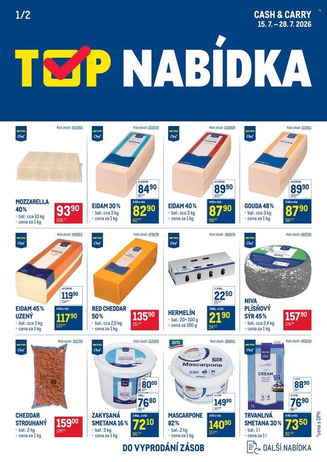 Leták MAKRO - 15. 7. 2026 - 28. 7. 2026. Strana 1