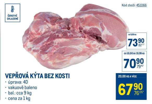 Vepřová kýta bez kosti