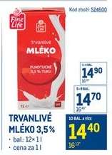 Trvanlivé mléko 3,5%
