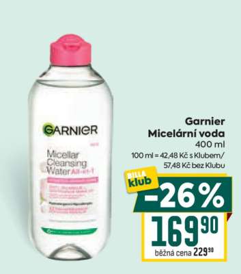 Garnier micelární voda