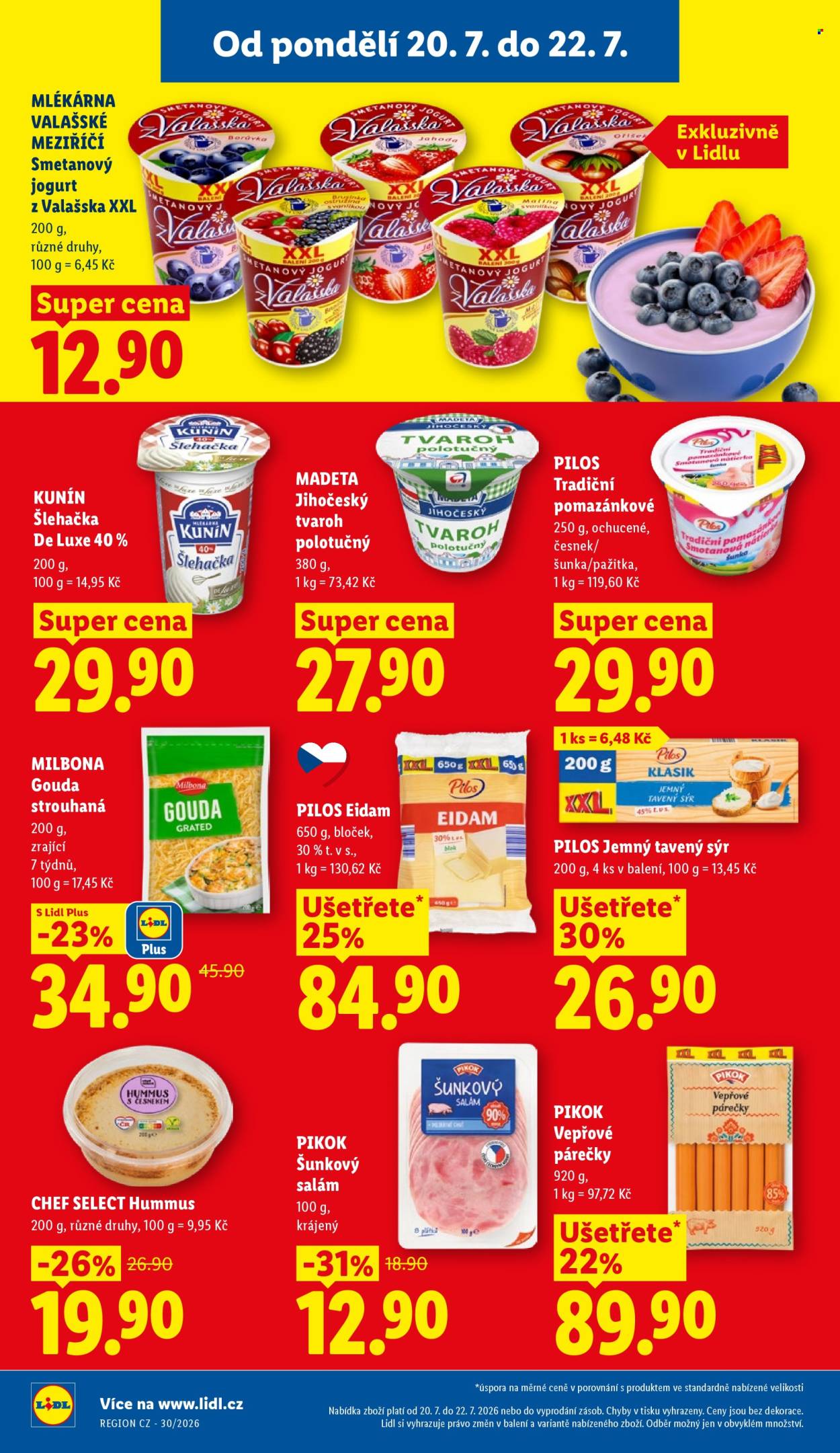 Leták Lidl - 20. 7. 2026 - 22. 7. 2026. Strana 16