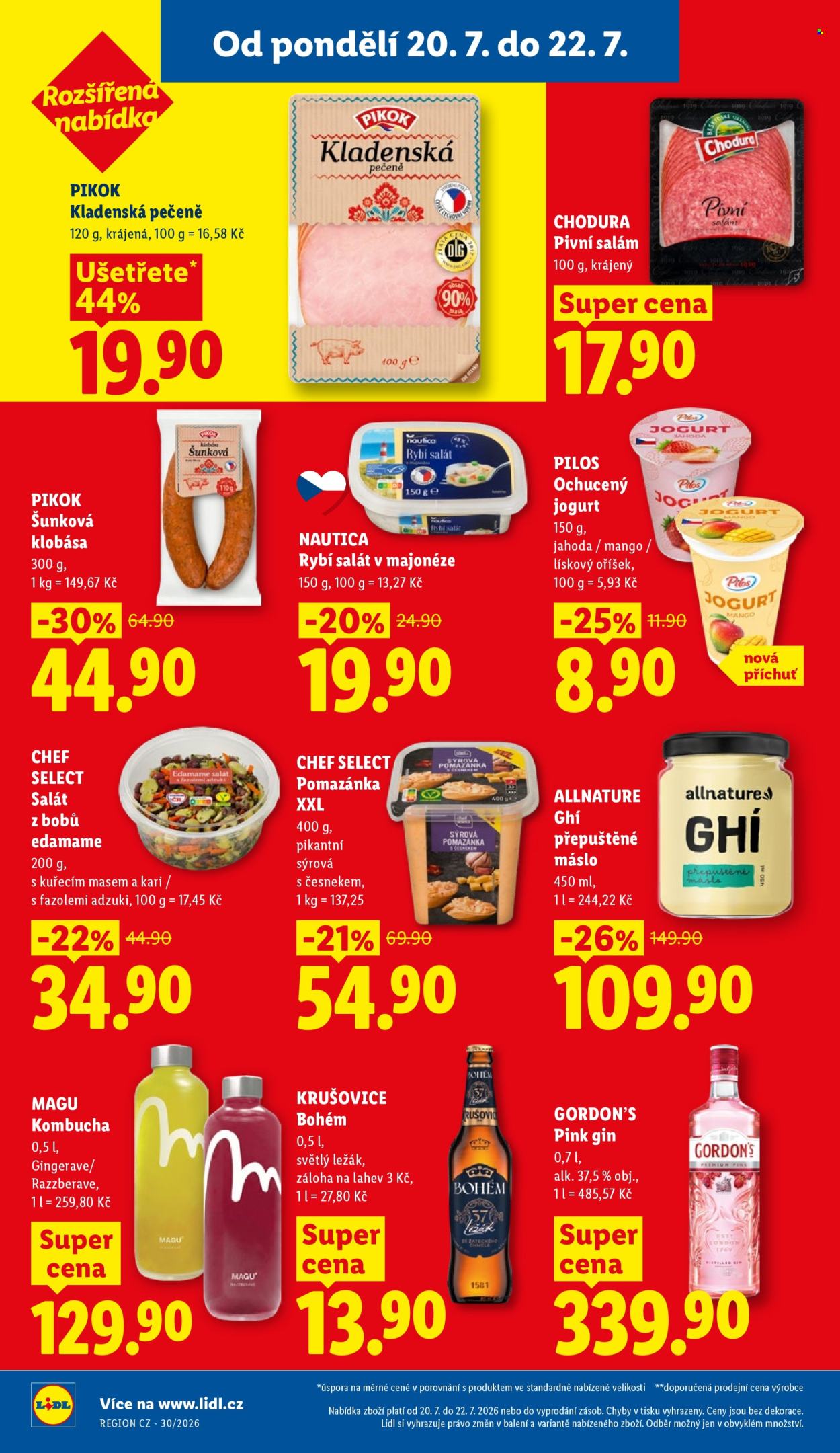 Leták Lidl - 20. 7. 2026 - 22. 7. 2026. Strana 20