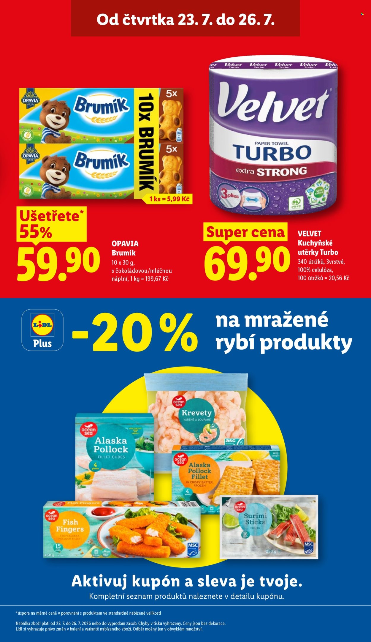 Leták Lidl - 23. 7. 2026 - 26. 7. 2026. Strana 3