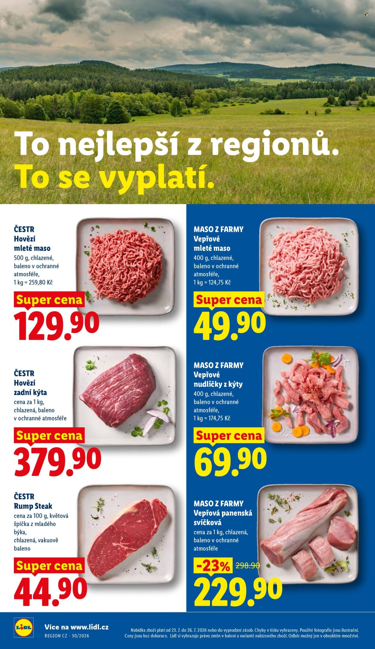 Leták Lidl - 23. 7. 2026 - 26. 7. 2026. Strana 16