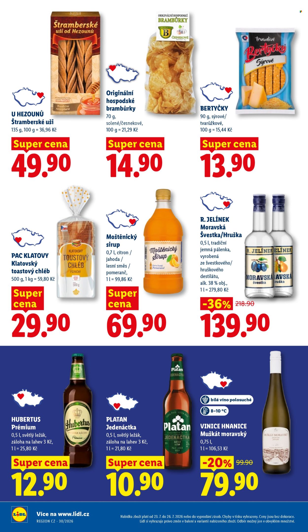 Leták Lidl - 23. 7. 2026 - 26. 7. 2026. Strana 18