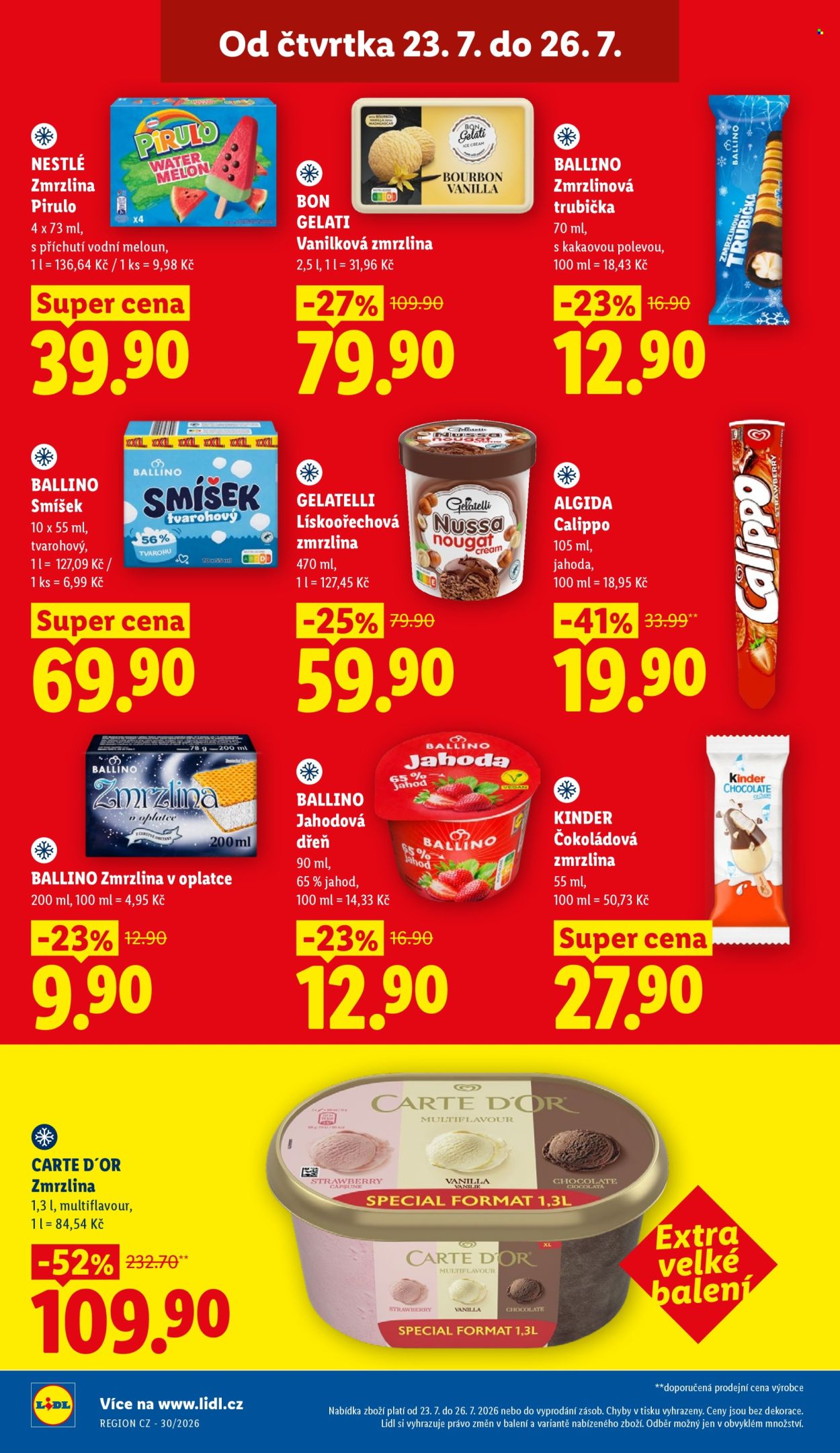 Leták Lidl - 23. 7. 2026 - 26. 7. 2026. Strana 28