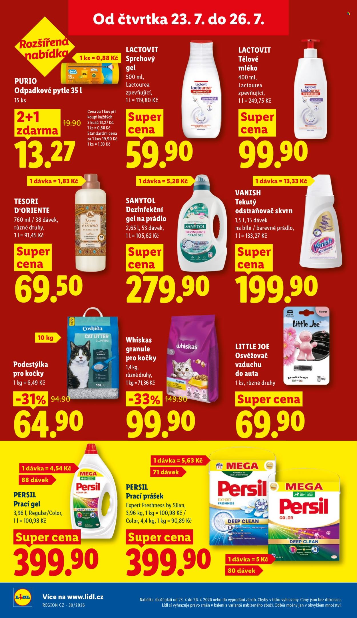 Leták Lidl - 23. 7. 2026 - 26. 7. 2026. Strana 30
