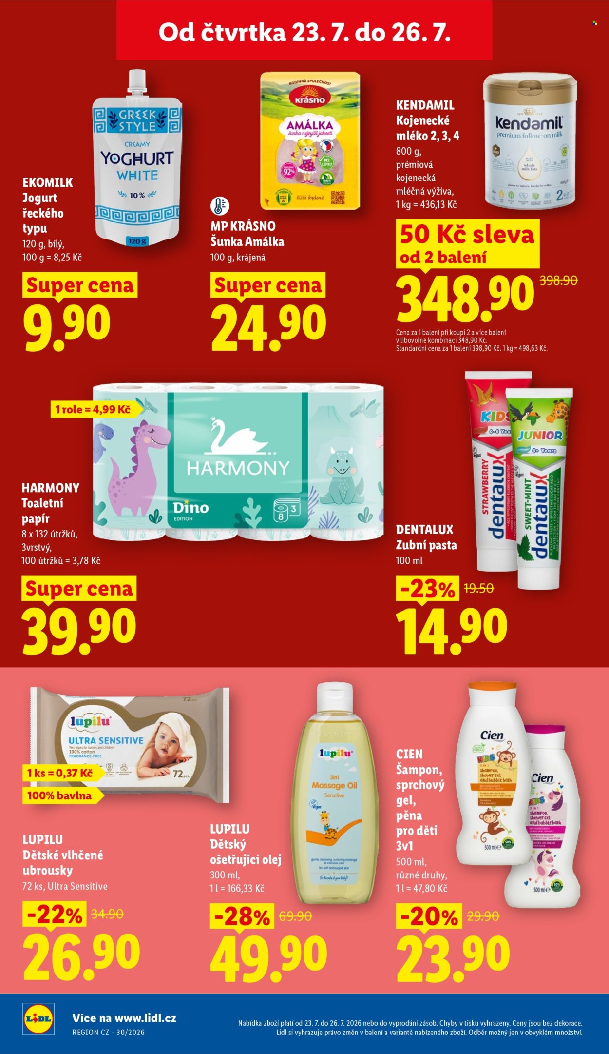 Leták Lidl - 23. 7. 2026 - 26. 7. 2026. Strana 40