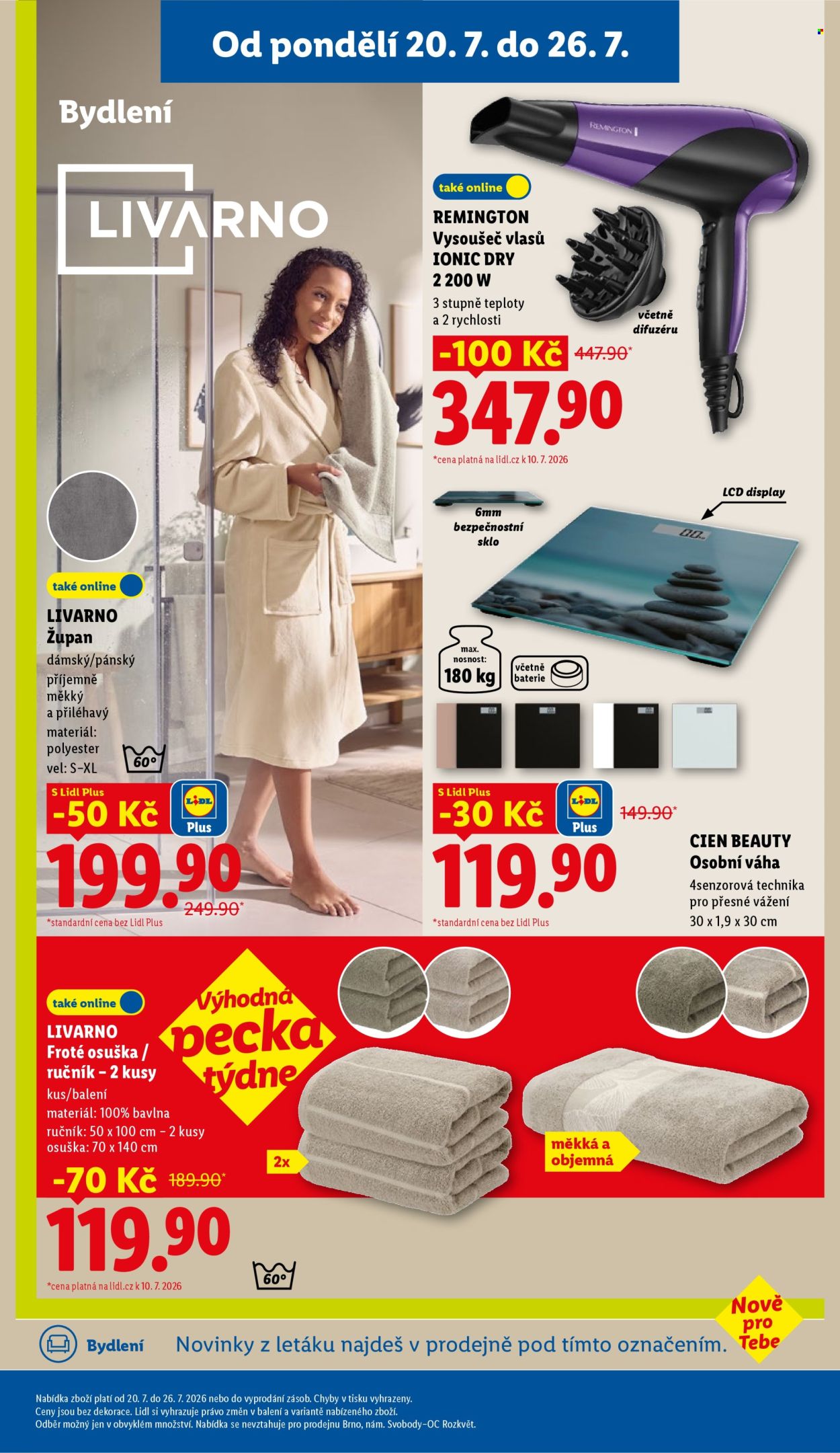 Leták Lidl - 20. 7. 2026 - 26. 7. 2026. Strana 3