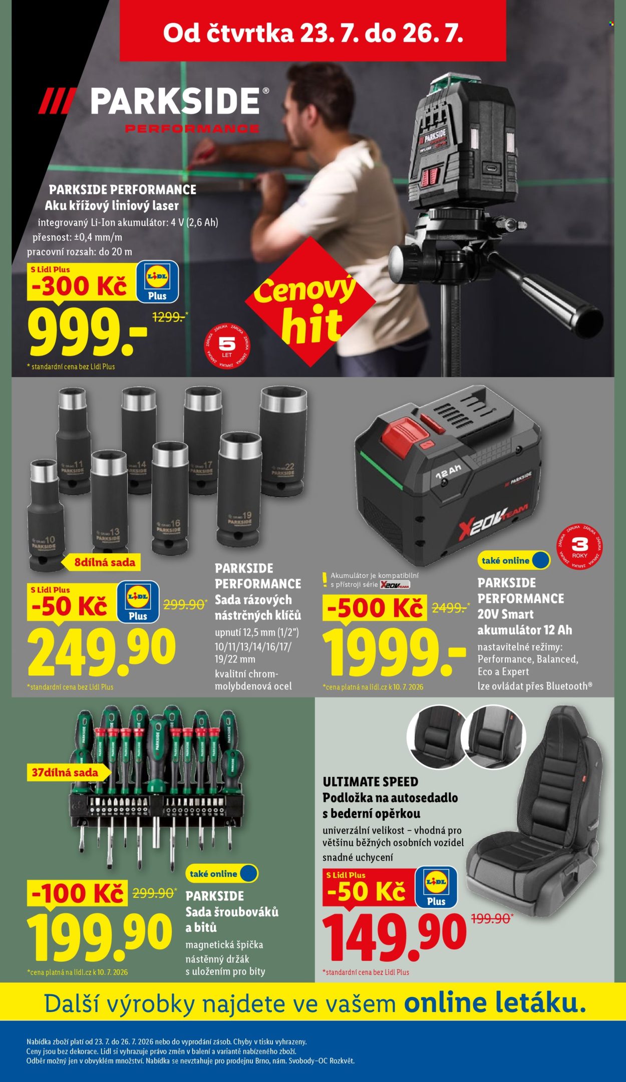 Leták Lidl - 20. 7. 2026 - 26. 7. 2026. Strana 23