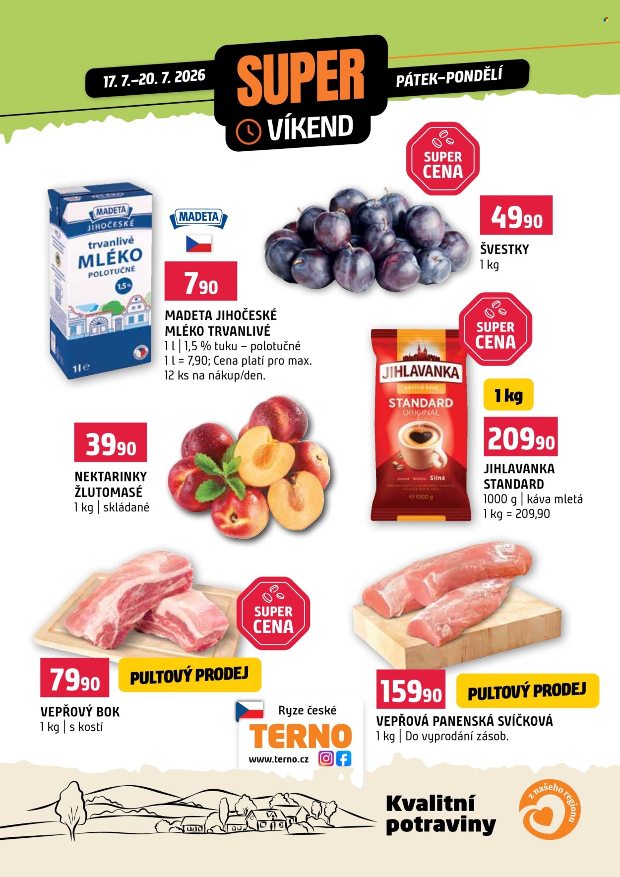 Leták coop TERNO - 17. 7. 2026 - 20. 7. 2026. Strana 1