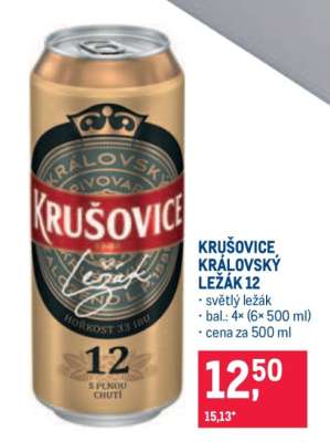 Krušovice Královský ležák 12