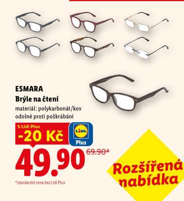 ESMARA Brýle na čtení