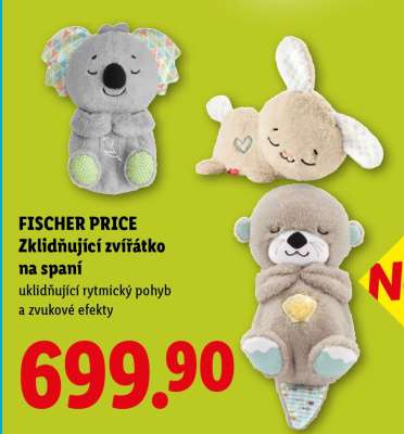 FISCHER PRICE Zklidňující zvířátko na spaní