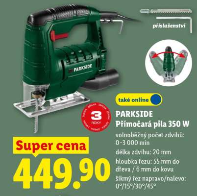 PARKSIDE Přímočará pila 350 W