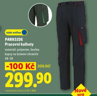 Parkside Pracovní kalhoty