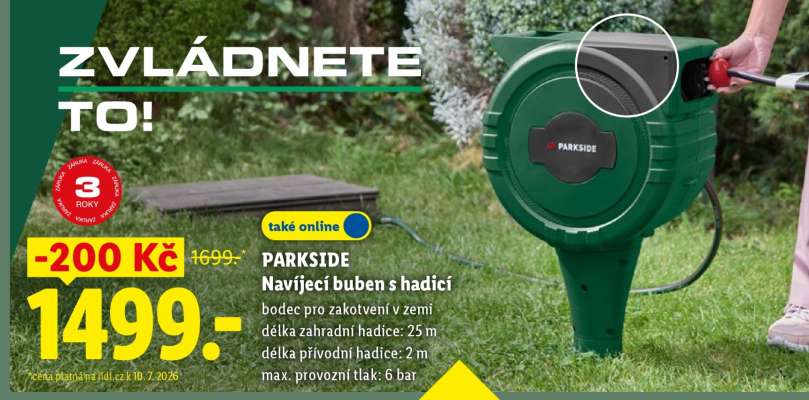 PARKSIDE Navíjecí buben s hadicí