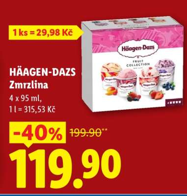 HÄAGEN DAZS Zmrzlina