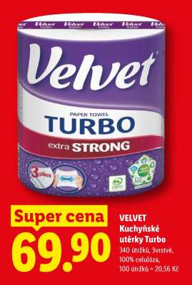 Velvet KUCHYŇSKÉ UTĚRKY TURBO