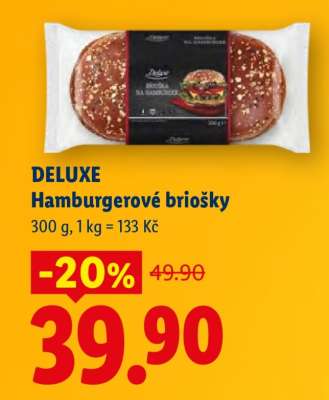 DELUXE Hamburgerové briošky
