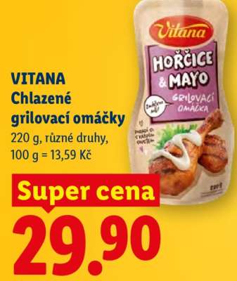VITANA Chlazené grilovací omáčky