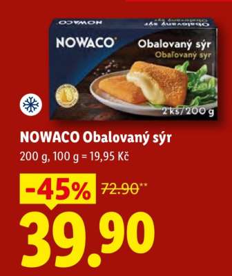 NOWACO Obalovaný sýr