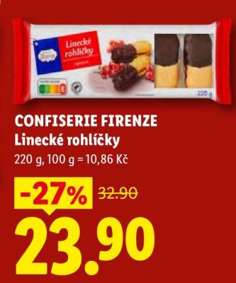 CONFISERIE FIRENZE Linecké rohlíčky
