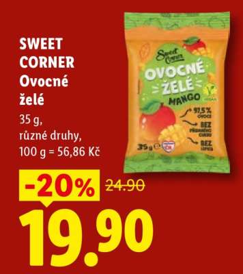 SWEET CORNER Ovocné želé
