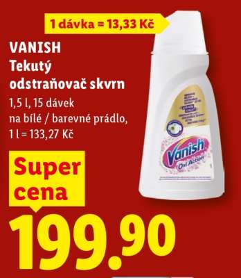 VANISH TEKUTÝ ODSTRAŇOVAČ SKVRN