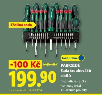 PARKSIDE Sada šroubováků a bitů