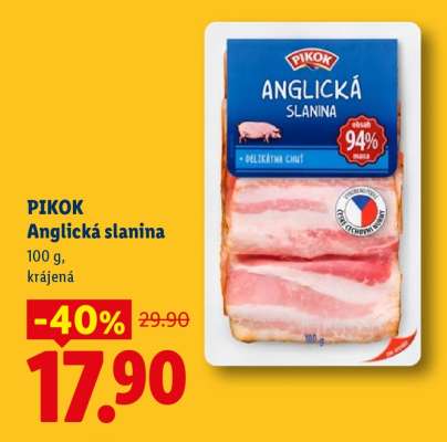 PIKOK ANGLICKÁ SLANINA