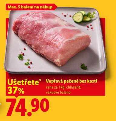 Vepřová pečeně bez kosti