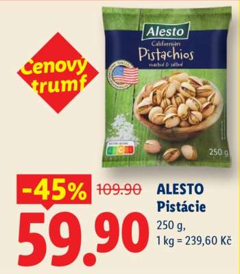 Alesto PISTÁCIE