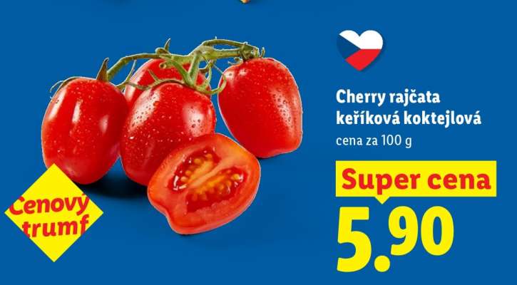 Cherry rajčata keříková koktejlová