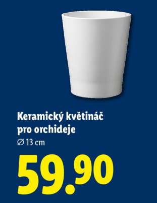 Keramický květináč pro orchideje