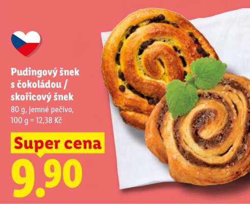 PUDINGOVÝ ŠNEK S ČOKOLÁDOU / SKOŘICOVÝ ŠNEK
