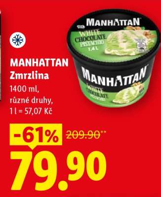 MANHATTAN Zmrzlina