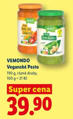 VEMONDO Veganské Pesto