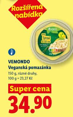 VEMONDO Veganská pomazánka
