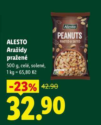 ALESTO Arašídy pražené