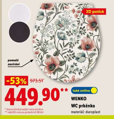 WENKO WC prkénko