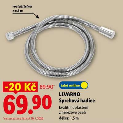 LIVARNO Sprchová hadice