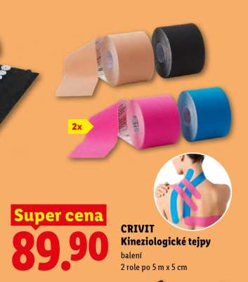 CRIVIT Kineziologické tejpy