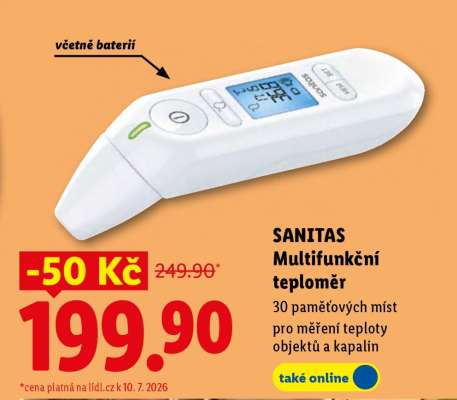 SANITAS Multifunkční teploměr