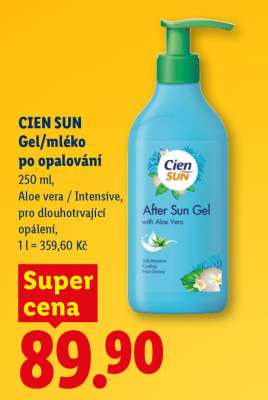 CIEN SUN Gel/mléko po opalování