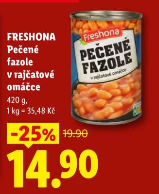 FRESHONA Pečené fazole v rajčatové omáčce