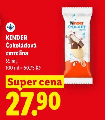 KINDER Čokoládová zmrzlina