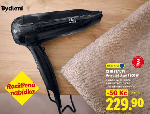 CIEN BEAUTY Vysoušeč vlasů 1 800 W