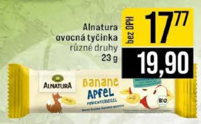 Alnatura ovocná tyčinka